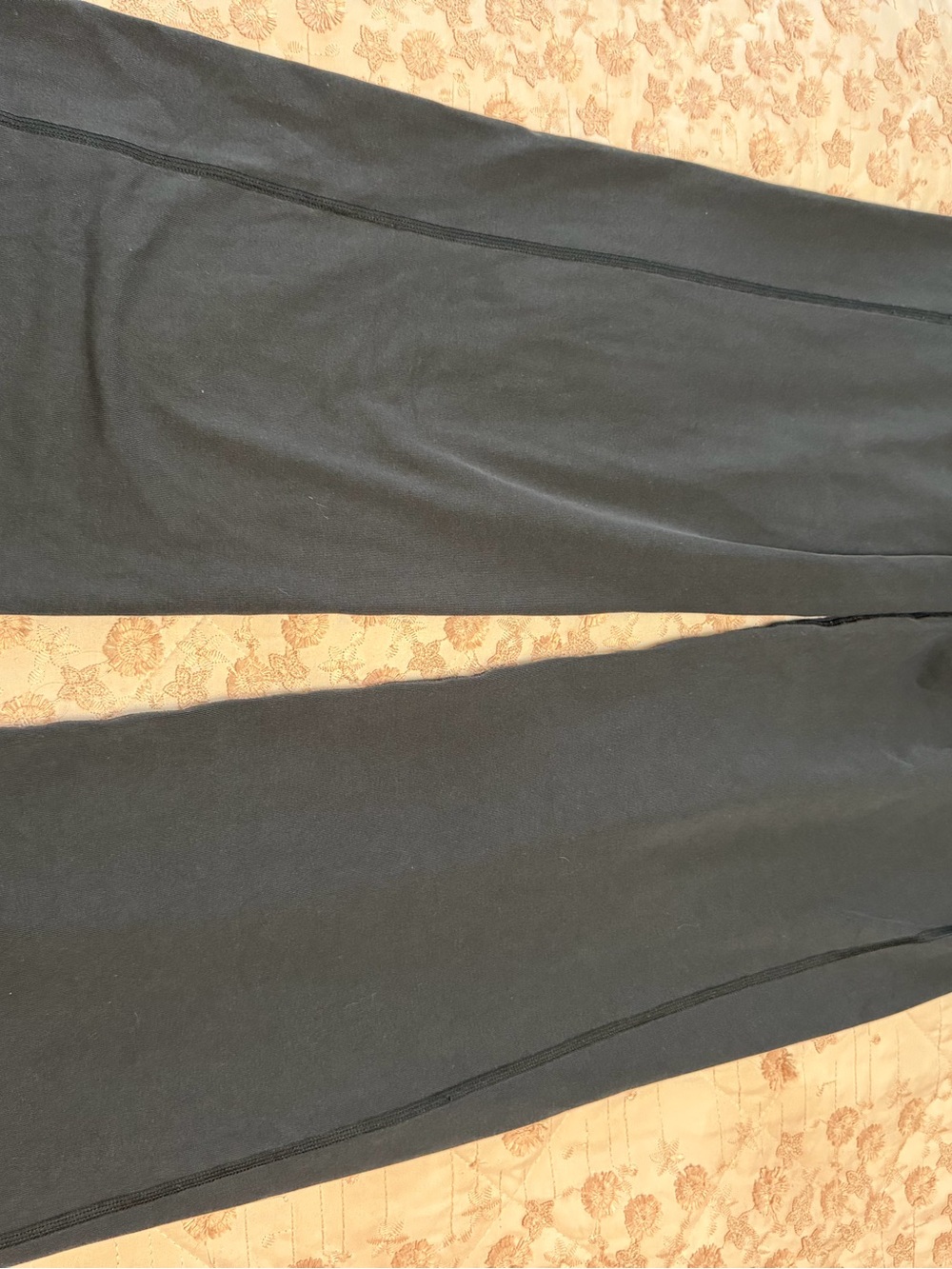 Nike Black Wide-Leg Lounge Pants with Small Swoosh size medium - Picture 2 of 4